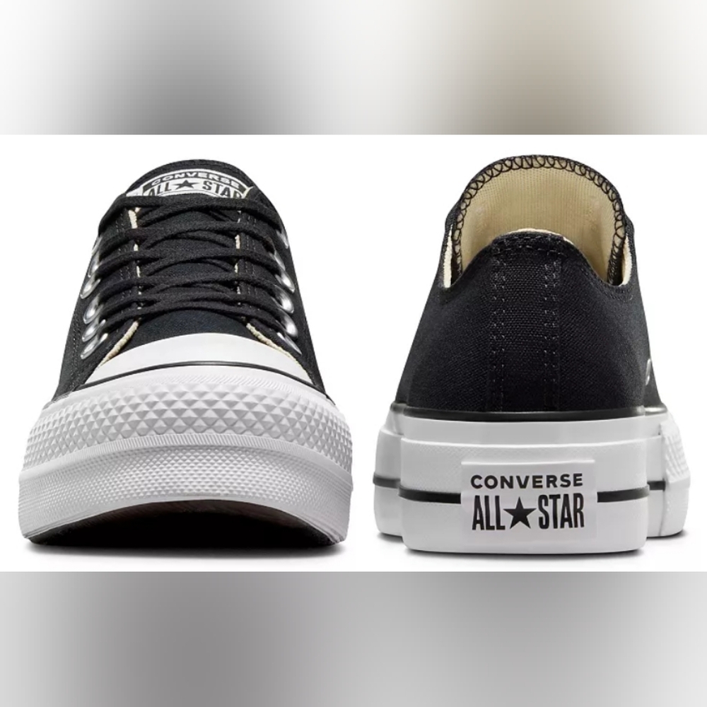 Converse Chuck Taylor All Star Lift OX Low Top Sneakers Size 10 Used Exc - Picture 3 of 11